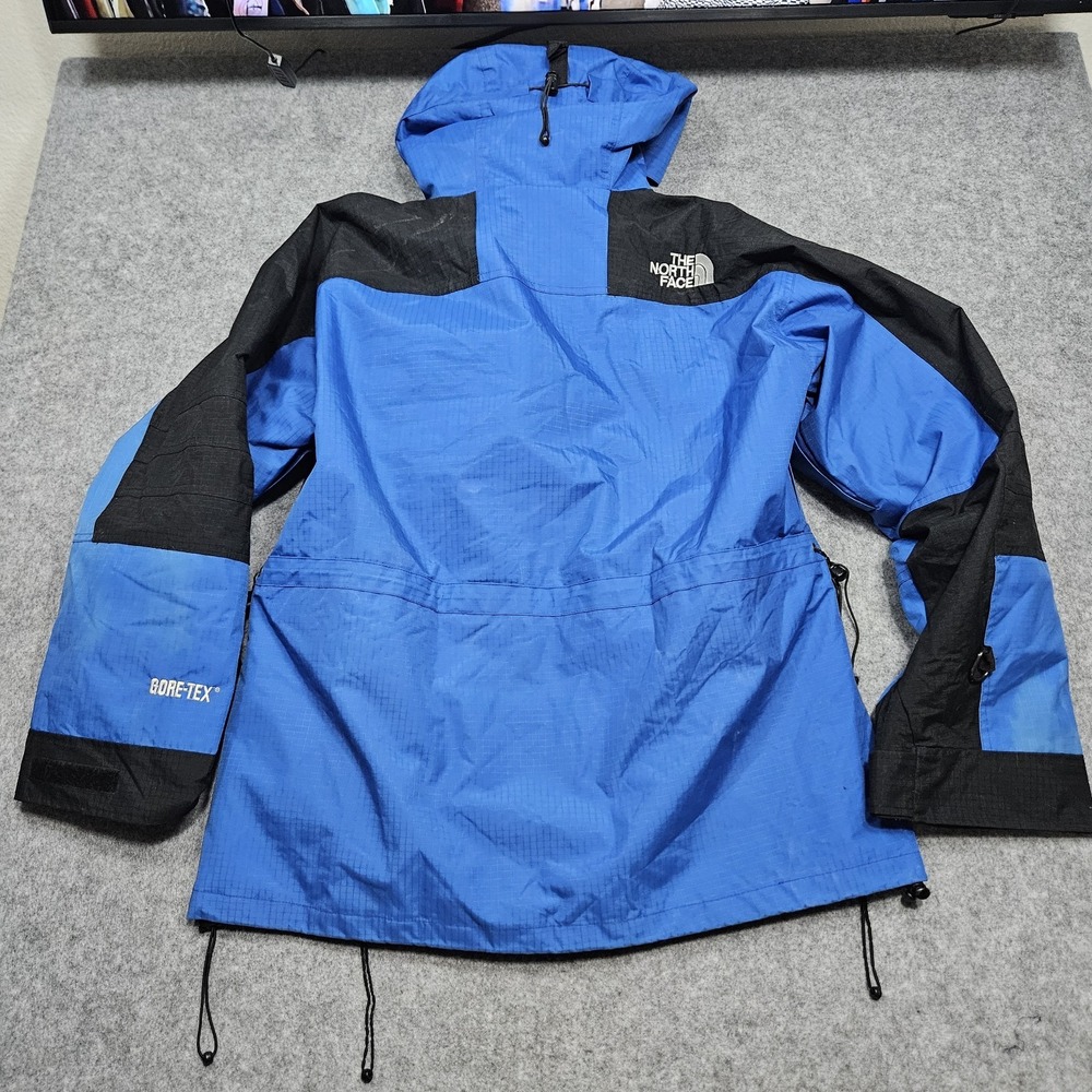 Men's Vintage 1995 The North Face Gore Tex Mountain Parka & Jacket Blue Large - Picture 3 of 15